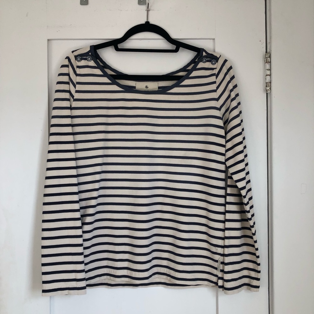 Scotch & Soda Striped Long Sleeve Tee
